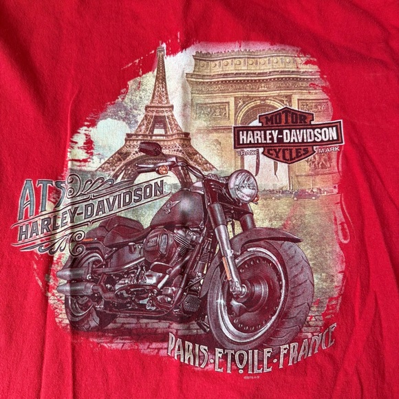 Vintage Harley-Davidson Paris Etoile-France Shirt - Picture 4 of 5
